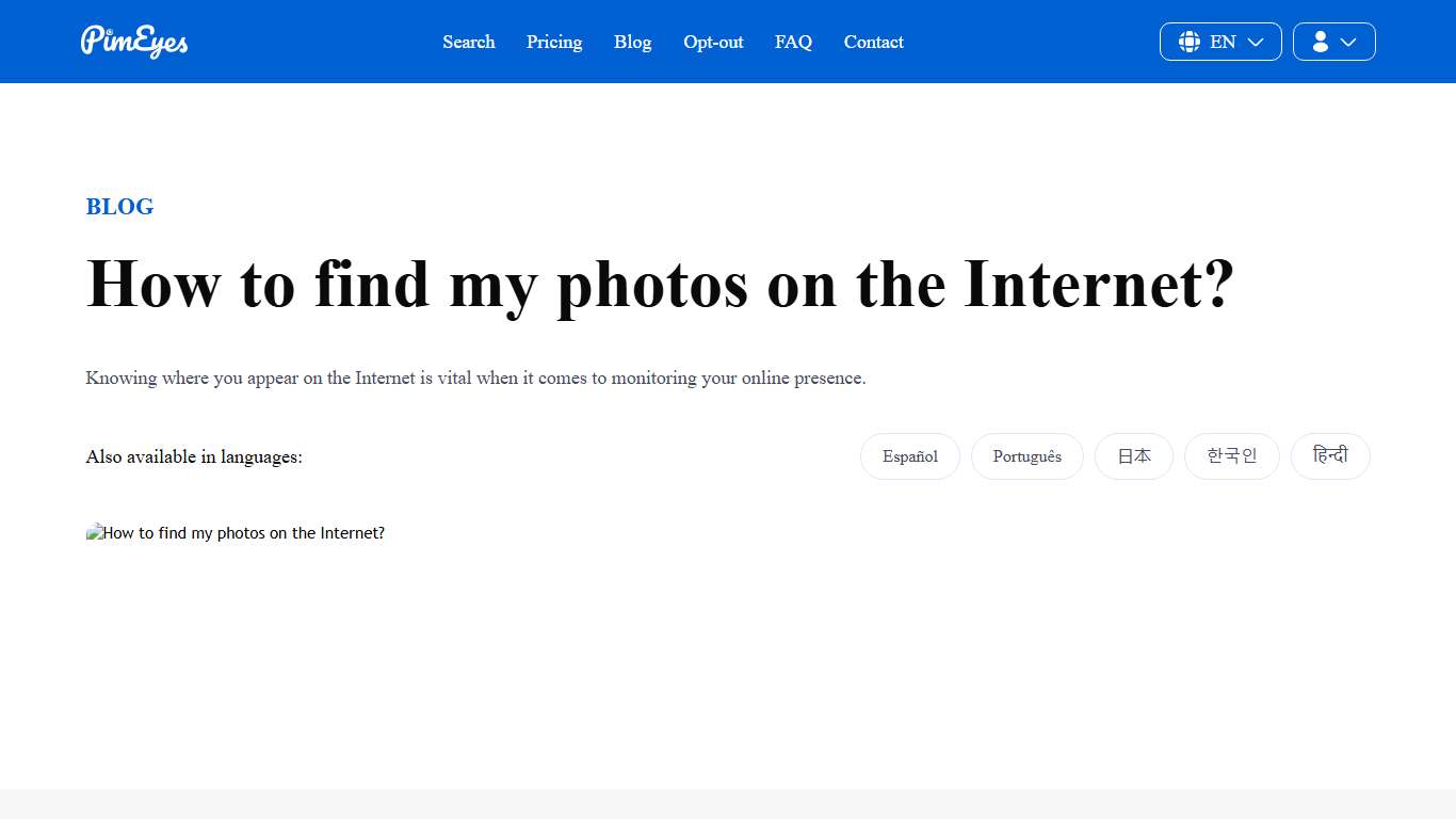 How to find my photos on the Internet? PimEyes' Blog PimEyes